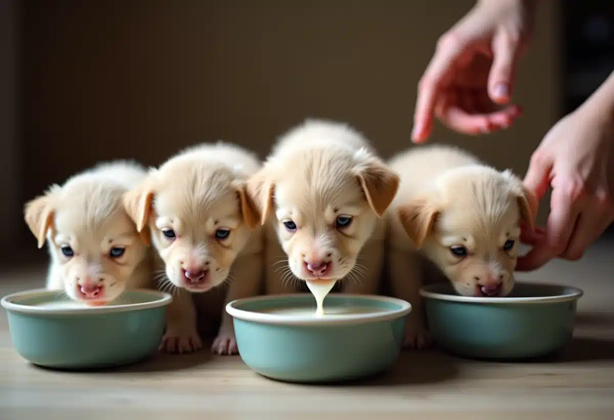 Début du sevrage des chiots : le timing optimal pour une transition réussie